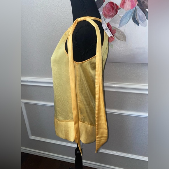 New York & Company Yellow Blouse || Size S || See photos for callout - Picture 9 of 15
